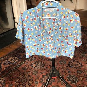 Anthropologie cropped blouse!